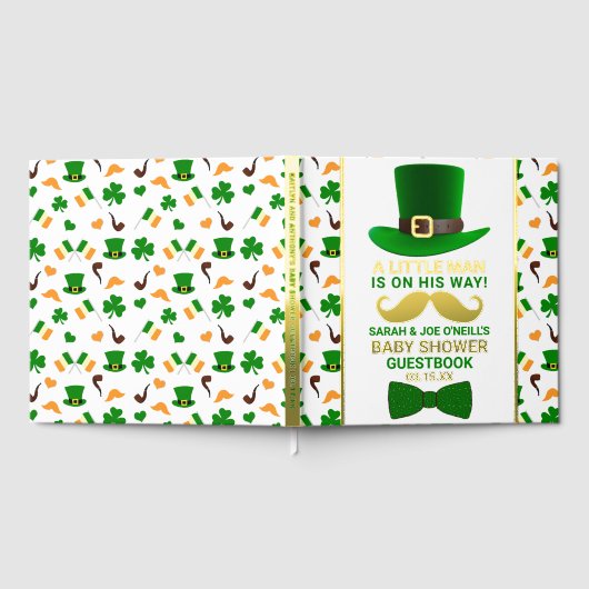 Baby shower moderne de la Saint Patrick de Leprech (Complet)