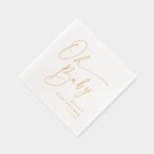 Baby Shower Moderne Écriture Oh Bébé (Droite)