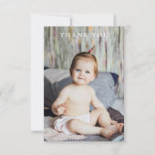 Baby shower moderne Merci une photo (Devant)