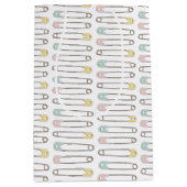 Baby shower Moderne Motif de la couche sac cadeau (Devant)