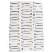 Baby shower Moderne Motif de la couche sac cadeau (Dos)