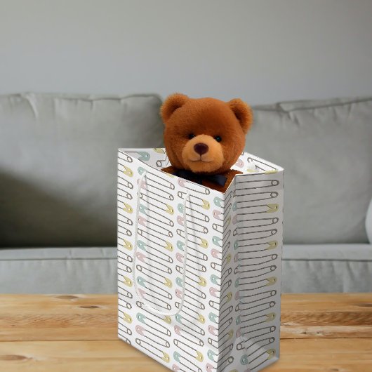 Baby shower Moderne Motif de la couche sac cadeau