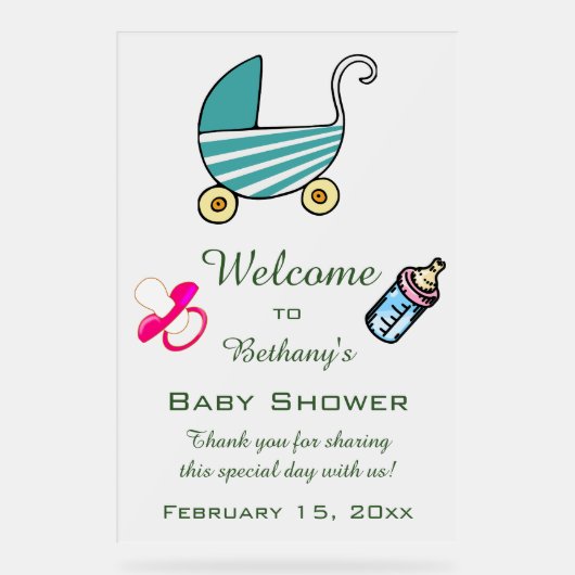 Baby shower modifiable (Recto)