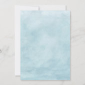 Baby shower. Mon garçon. Jolie invitation carte él (Dos)