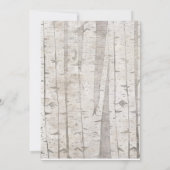 Baby shower Moose Boy Invitation Bois rustique (Dos)