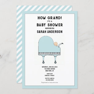 Baby shower Music Thema Kaart