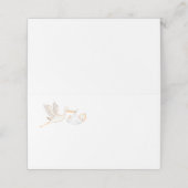 Baby shower naam winkel Plaats kaarten (Buitenkant ongevouwen)