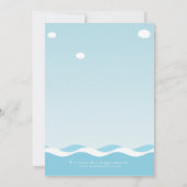 Baby shower Nautical Sailboat Baby Boy Invitation (Dos)