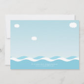 Baby shower Nautical Sailboat Baby Boy Invitation (Dos)