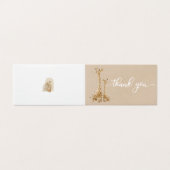 Baby shower Neutre Pampas Grass Giraffe (Outside Unfolded)