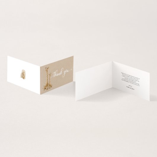 Baby shower Neutre Pampas Grass Giraffe (Inside and Outside)