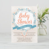 Baby shower neutre pour les femmes Invitation (Debout devant)