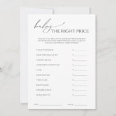 Baby shower Neutre Whimsical La bonne carte de pri (Devant)