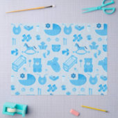 Baby shower Newborn Boy Giftwrap Tissuepapier (Craft)