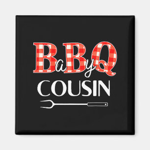 Baby shower nichtje bbq-feestje cute bijpassende f magneet