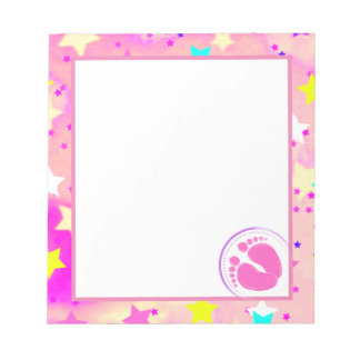 Baby shower notitieblok