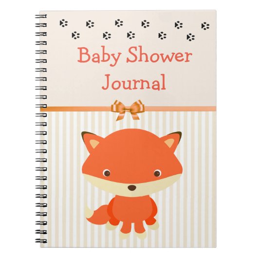 Baby shower Notitieboek Journal, Forest Animal The (Voorkant)