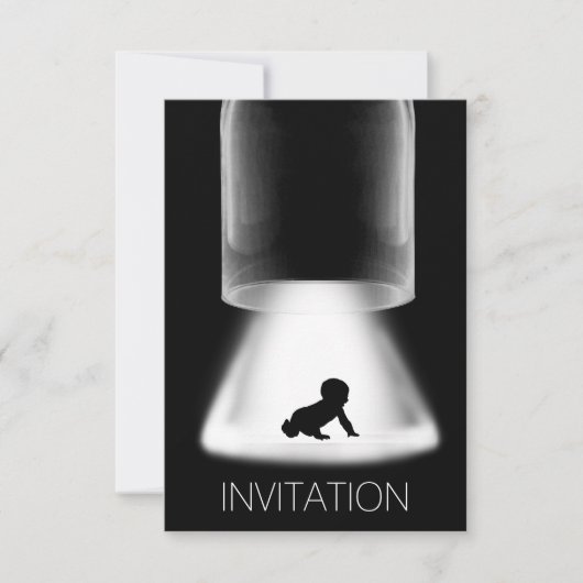 Baby shower Nouveau bébé Vip moderne Invitation (Devant)