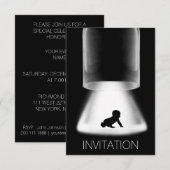 Baby shower Nouveau bébé Vip moderne Invitation (Devant / Derrière)