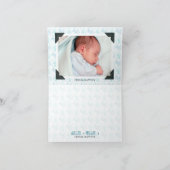 Baby shower Octopus Merci bébé garçon avec photo (Intérieur)