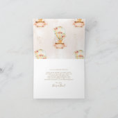 Baby shower Oerwouden  Bedankkaart (Binnen)