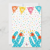 Baby shower Ole Ole Fiesta Kaart (Achterkant)