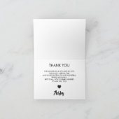 Baby shower olifant dank u kaarten, blauw kaart (Binnen)