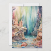 Baby shower onder het Zee Kaart (Achterkant)