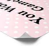 Baby shower ondertekenen poster (Hoek)