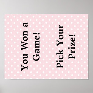 Baby shower ondertekenen poster