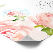 Baby shower onthullen WelkomstPoster Poster (Hoek)