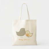 Baby shower op eigen Canvas tas (Voorkant)