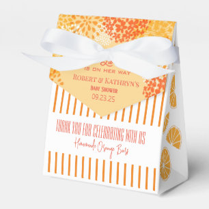 baby shower op maat voor 'onze lil Cutie' Bedankdoosjes