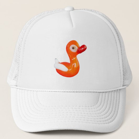 Baby shower Oranje eenden Trucker Pet (Voorkant)
