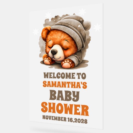 Baby shower Ours Doux (Angle)