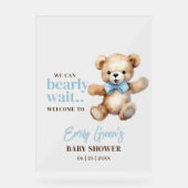 Baby shower Ours En Teddy, On Peut Attendre (Recto)