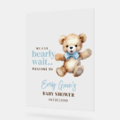 Baby shower Ours En Teddy, On Peut Attendre (Angle)