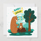 Baby shower Ours Invitation (Devant)