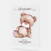 Baby shower Ours Teddy, Baby shower Ours Rose Fill (Angle)