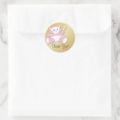 Baby shower Ours Teddy Favoriser Merci Sticker (Sac)