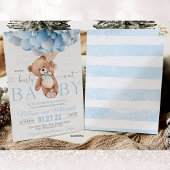 Baby shower Ours Teddy Invitation Nous Pouvons Bea