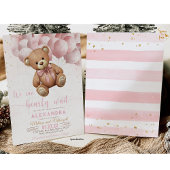 Baby shower Ours Teddy Invitation Nous Pouvons Bea
