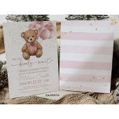 Baby shower Ours Teddy Invitation Nous Pouvons Bea
