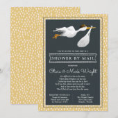 Baby shower over lange afstand per post kaart (Voorkant / Achterkant)