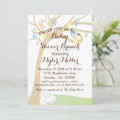 Baby shower Paci bunny Kaart (Staand voorkant)