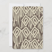 Baby shower Painterly Macrame Boho Kaart (Achterkant)