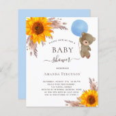 Baby shower pampas (Voorkant / Achterkant)