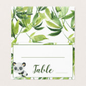 Baby shower Panda et Bambou Anniversaire Numéro de (Outside Unfolded)