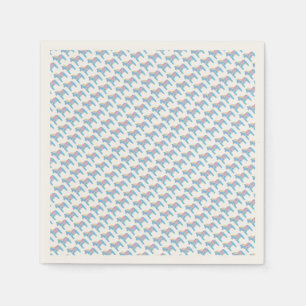 Baby shower Paper Napkins met Dala Horses Servet