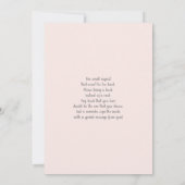 Baby shower papillon Invitation fille (Dos)